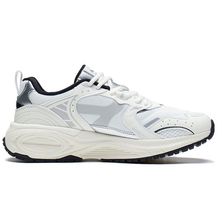 Li Ning 92 Cici Retro Rebound Нескользящие амортизирующие прочные низкие спортивные повседневные туфли женские кроссовки Белоснежный AGCS278-1
