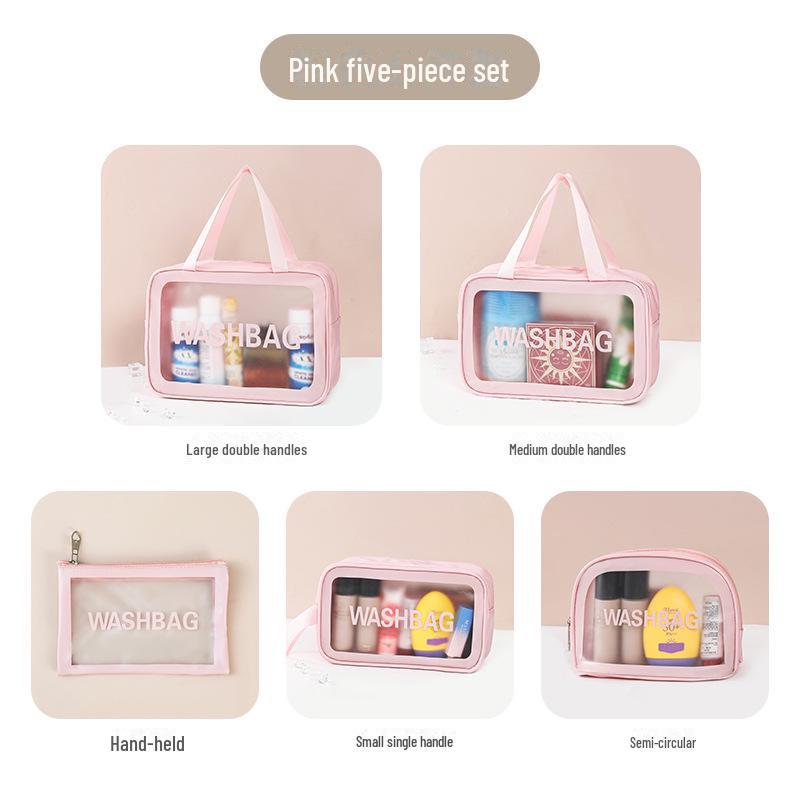 Большая вместительная водонепроницаемая дорожная сумка из ПВХ для туалетных принадлежностей - CrossBorder Cosmetic & Swim Storage