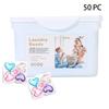 50pcs 6-in-1 Laundry Beads Long-lasting Fragrance Laundry Detergent Concentrated Laundry Detergent Beads Home Softener Gel
