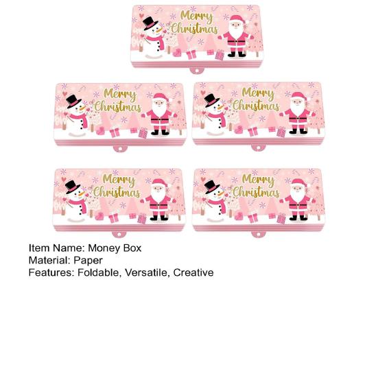 2026 Рождественский конверт для денежного подарка с 10 отделениями, держатель для сюрпризов, праздничная открытка, денежный кошелек, персонализированные подарки, нарядная красная кисточка для семьи, друзей