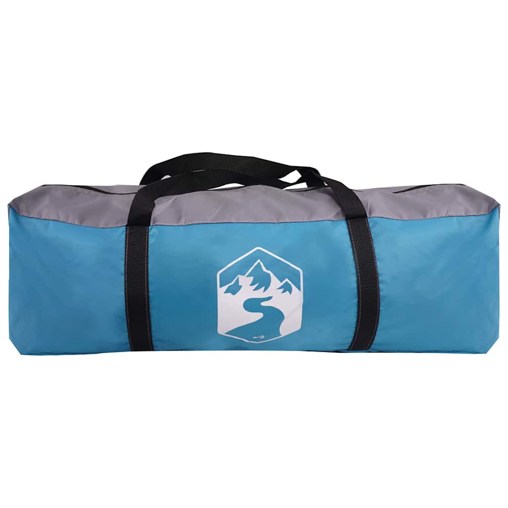Family Tent for 4 Persons Blue and Grey 324 x 255 x 230 cm