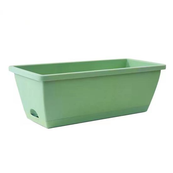 Vegetable Growing Box Flowerpot with Drainage Holes Thickened Edge Strong Load-Bearing Indoor Rectangular