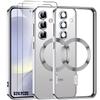 Protective Case - BOOLING - for Samsung Galaxy S24 Plus - Silver - 2 Tempered Glasses - Shockproof