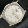 JAPAN VINTAGE SEIKO 5 AUTOMATIC 6309A MENS SILVER COLOR DIAL WATCH A701555-5 R206b-a701555