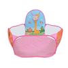 Folding Children's Ball Pit Tent with Basketball Hoop, Portable Playpen for Toddlers' Imaginative Play, Balls Not Included