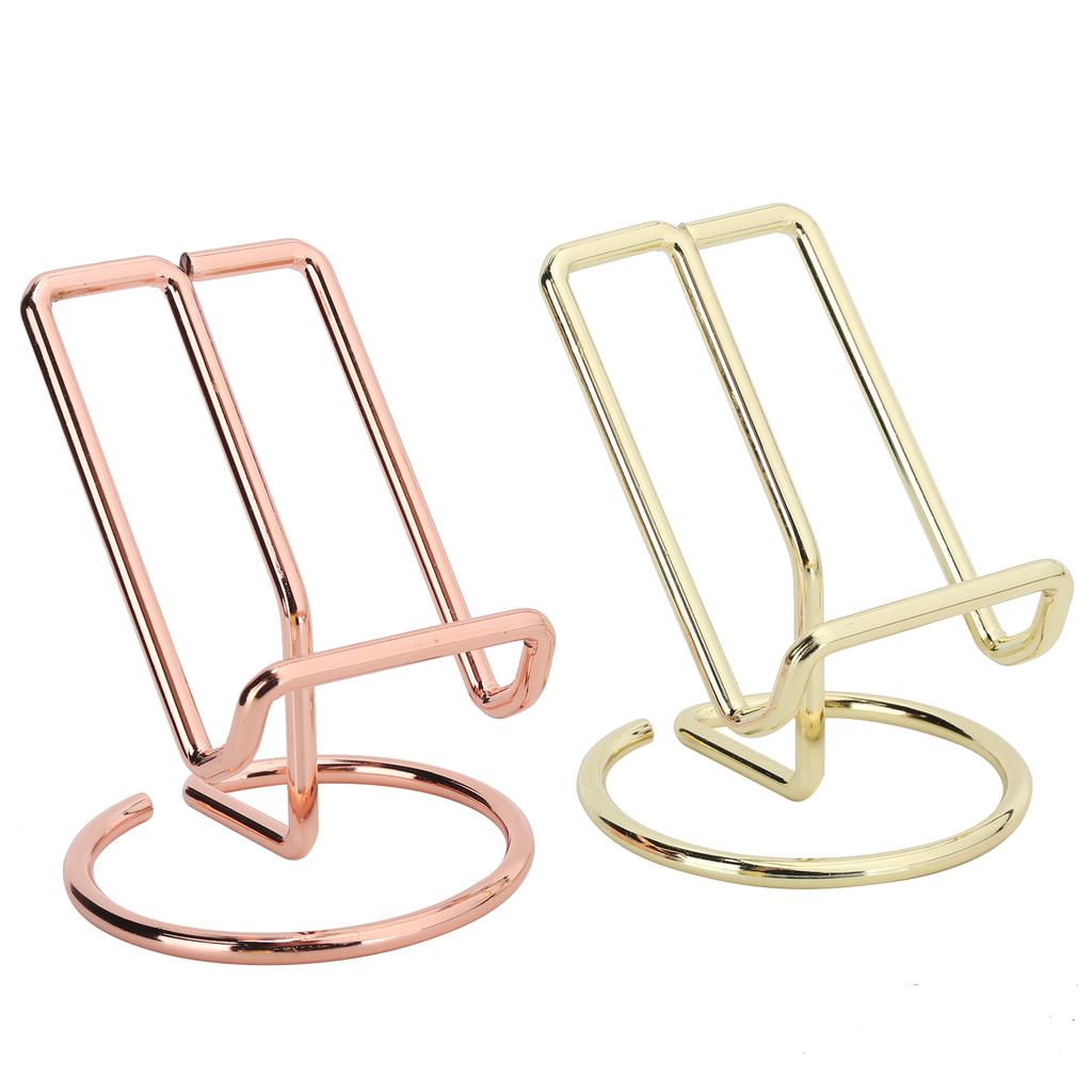 4PCS Wrought Iron Mobile Phone Holder Portable Desktop Multi Function Reading Display Stand