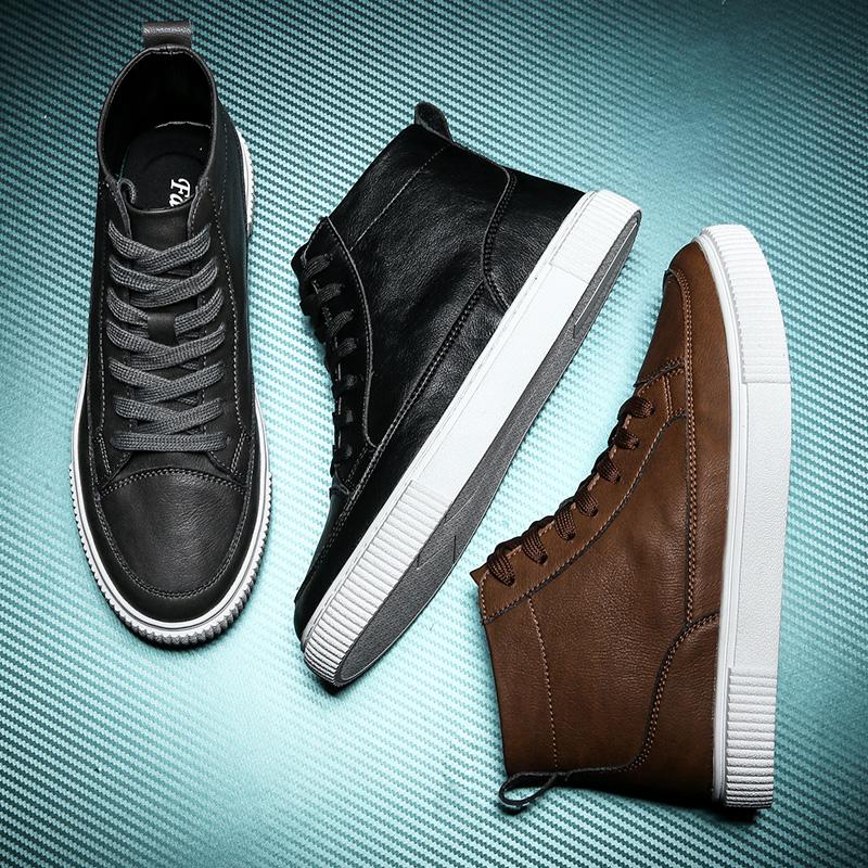 Высококачественные легкие нескользящие мужские ботинки 2024 года, новая мужская повседневная обувь, модная удобная дышащая деловая обувь 44