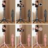 1.8m Bluetooth Selfie Stick With LED Lamp Selfie Stick Stand Telescopic Selfie Stick  Home