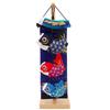 OKBABY Koinobori Indoor Hanging Decoration Chirimen Mini 2024 Tabletop Entrance Compact Cute Stylish Indoor Koinobori with Natural Wooden Stand 3 Koi