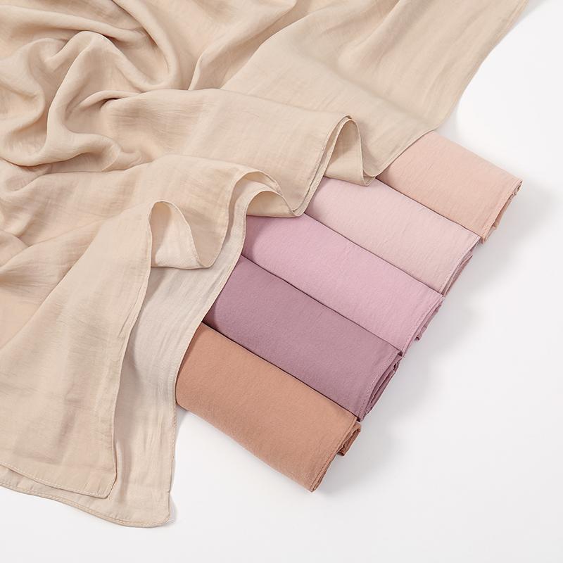 Premium Velvet Silk Hijab Scarf For Women Muslim Scarves Plain Shawls Solid Headscarf Wraps Islam Turban Headband Femme Ramadan