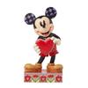 Enesco Statue/Figure "Disney Traditions" Mickey Mouse Holding a Heart, W6.4 X H12.4 X D5cm, DTR6016329