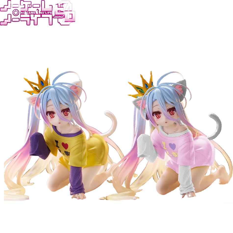 Новая 13СМ Аниме NGNL No Game No Life Фигурка Белая Аниме ПВХ Аниме Фигурки Экшн Модель Коллекция Украшение Аниме Модель Игрушка Подарок