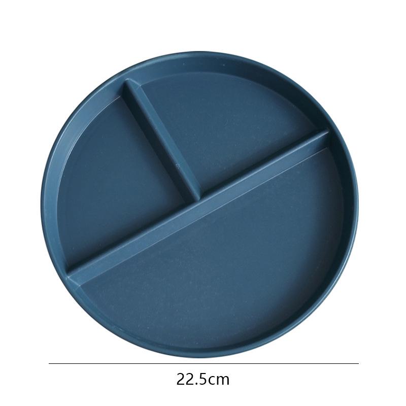 Тарелка из пшеничной соломы Nordic: Универсально подходит для фруктов, овощей, пельменей и салатов. Идеально подходит для использования дома и в гостинице. Прочный и экологичный.