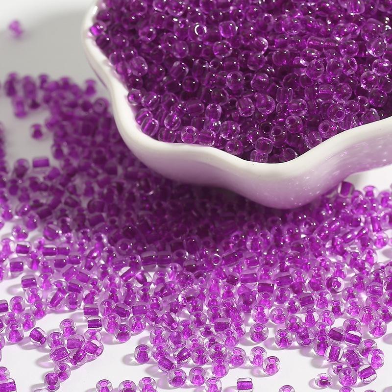 2-4 мм окрашенные бусины из риса, стеклянные бусины, материал для самодельных украшений, самодельные серьги, бахрома, бусины-россыпи