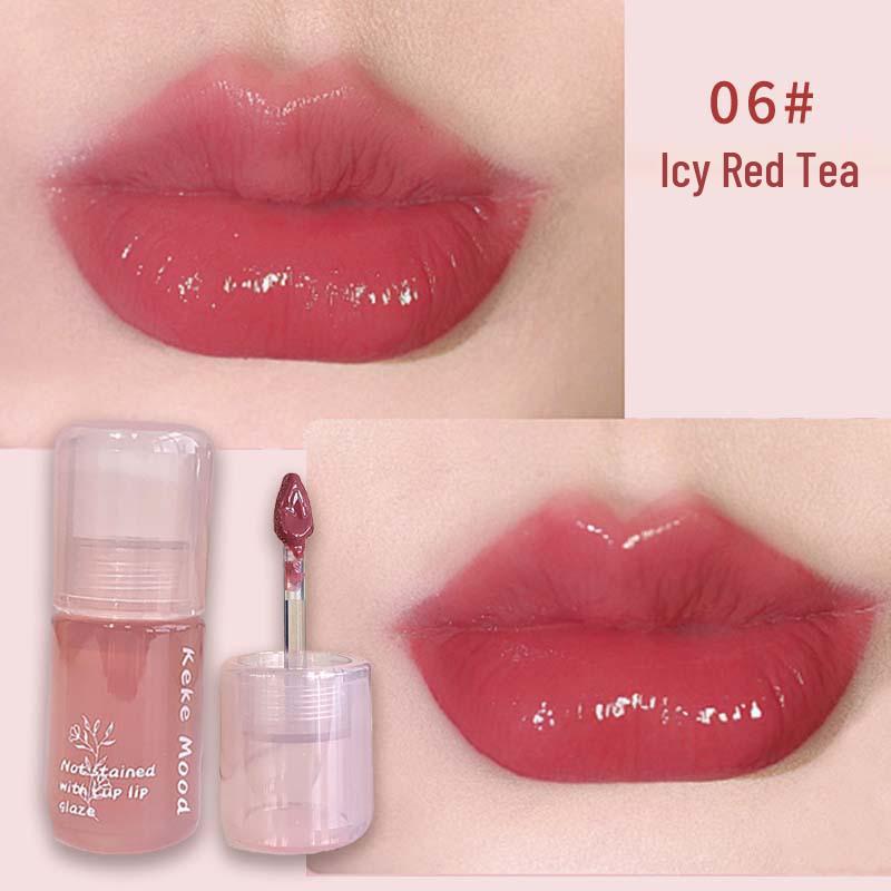 Kekemood Мини Ведерко для Льда Блеск для Губ: Стойкие, увлажняющие пухлые губы для молодого сияния.