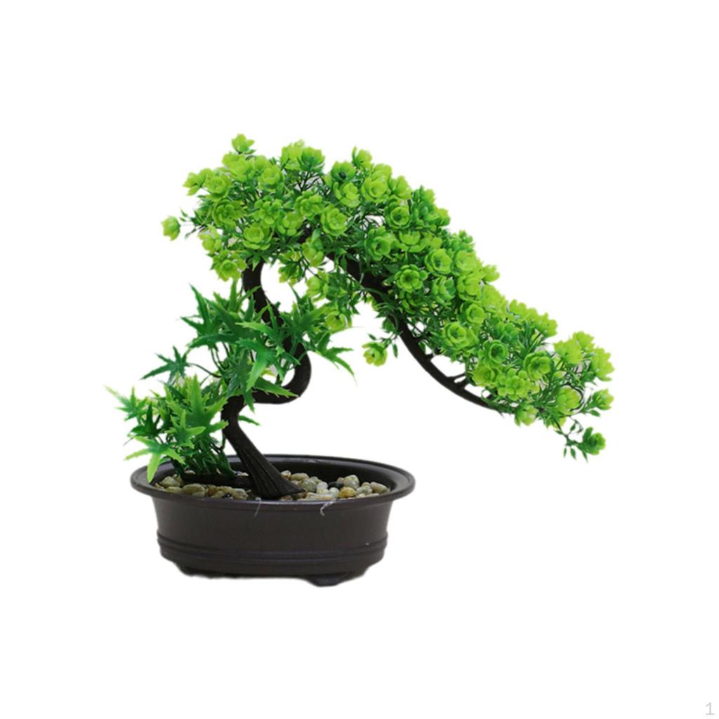Artificial Bonsai Tree Garden Decoration Home Decor Desktop Display for Bookshelf