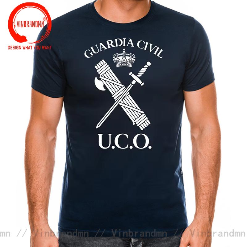 Uco Guardia Civil Espaa Polica T Shirt Unisex Spain Guardia Civil Tshirt Unisex Military Army Summer Streetwear Tops Tee Shirt