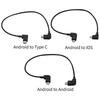 Data Cable For DJI Spark/MAVIC Pro/Mavic 2 Air Control Micro USB To Lighting/type C/Micro USB Line for IPhone For Pad For Xiaomi