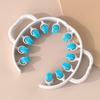Leg Massage Roller Anti-Cellulite Lymphatic Drainage Deep Tissue Therapy Thighs Arm Back Shoulder Muscle Relaxation Massage Tool with 12 Rollers