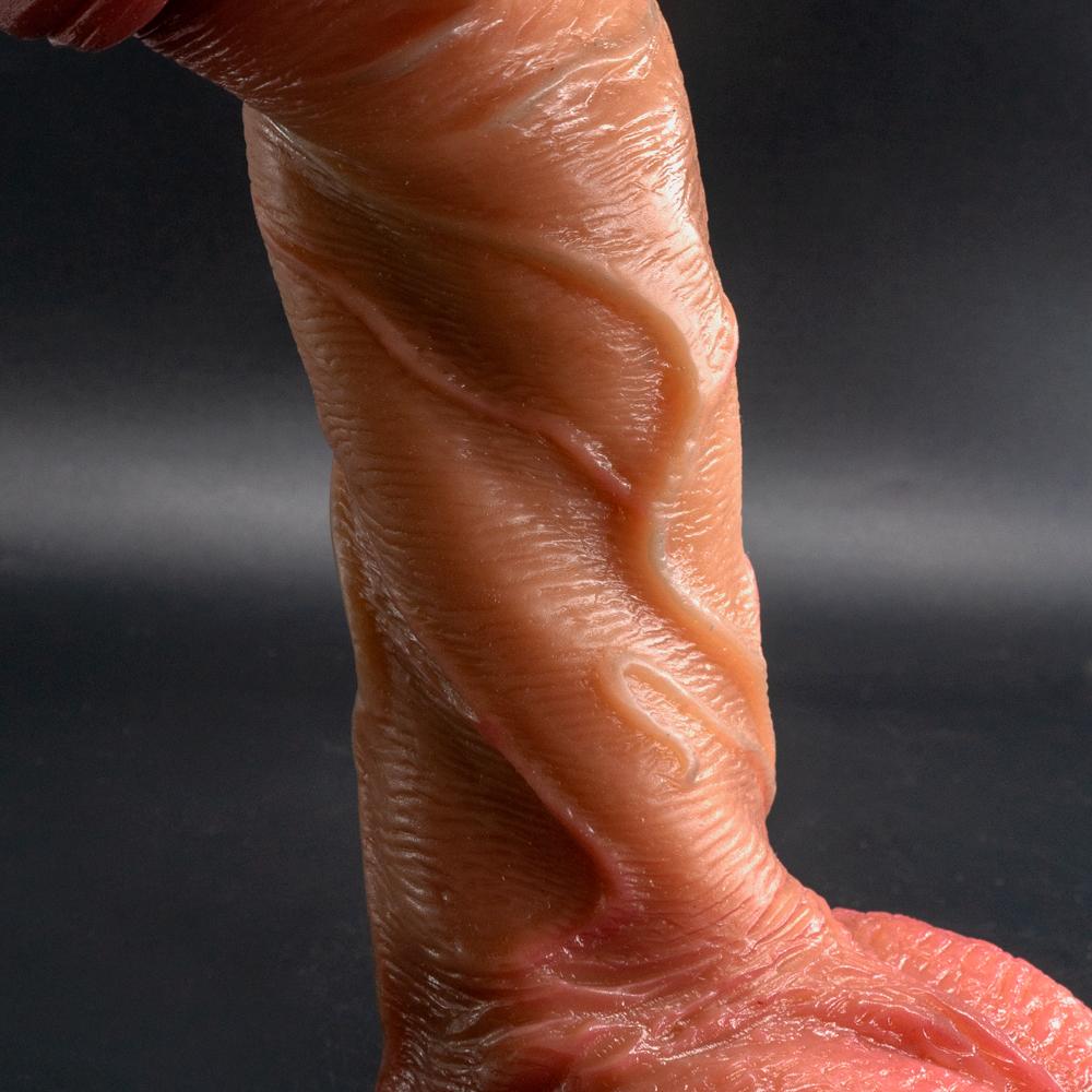 Cone-star King Double Liquid Silicone Artificial Penis Makeup Female Masturbator Thick Long Vacation Penis Adult Sexual Supplies