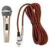 6.5mm Metal Wired Microphone Professional Noise Reduction Handheld Microphone for Karaoke Live Strea