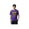 Jordan Лука Дончич Лос-Анджелес Лейкерс Заявление Версия Удобная Универсальная Мода Простая Футболка с коротким рукавом Мужская футболка Фиолетовый DV5778510