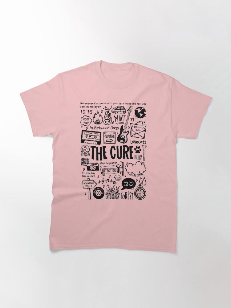 The Cure Классическая футболка с принтом полного альбома