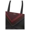 Loewe Medium Puzzle Fold Tote In Nappa Calfskin Black/Burgundy Women Tote_bags A779G50X96-1101