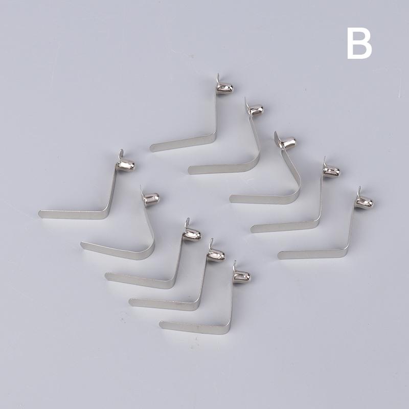 10 шт., однокнопочная защелка для трубы, V-образный стальной пружинный зажим для каравана, каяка