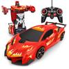 Tcvents RC Car Transformation Car Toy Transformation Robot RC Car Remote Control RC Car Multifunctional Robot Toy Rotation 360 Grade For Children