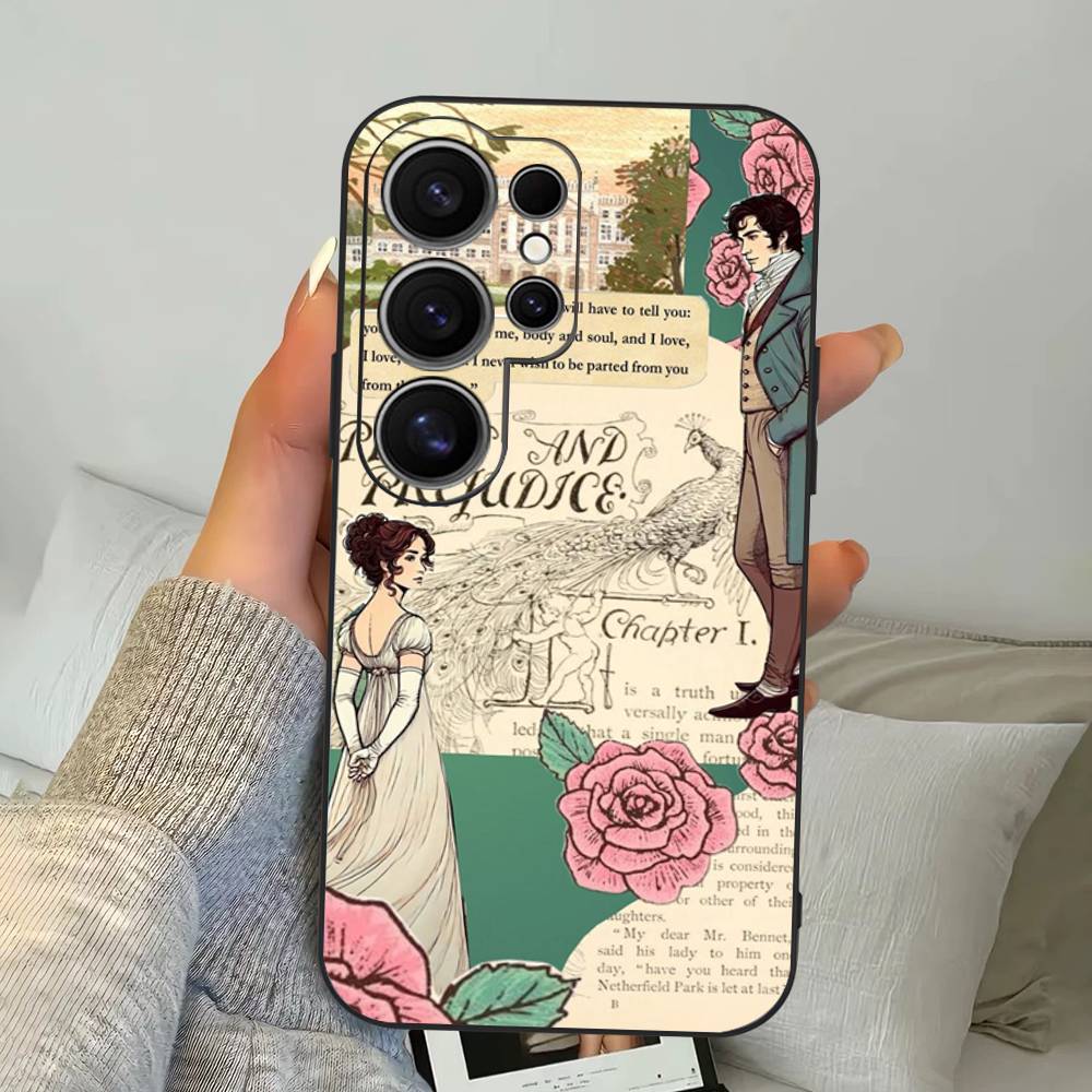 Чехол для телефона Pride And Prejudice Джейн Остин Для Samsung S 24 Fe 25 Ultra Plus 20 Lite 21 30 22 23 24 22 Ultra 5G Fundas