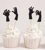 Darling Souvenir Halloween Monster Hand Cupcake Topper Birthday Party Dessert Decorations Picks-Pack Of