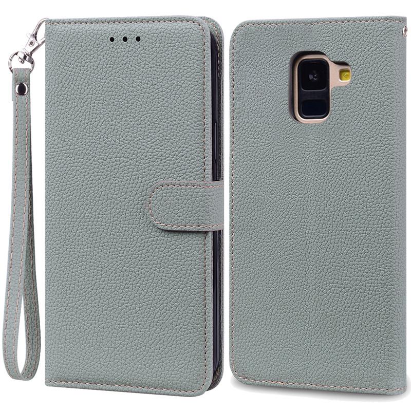 A8 Plus Case For Samsung Galaxy A8 2018 Case A530F SM-A530F Wallet Flip Leather Case For Samsung A8 Plus 2018 A8+ A730F Cover