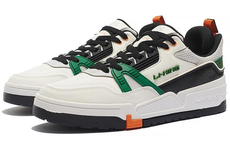 Li Ning 001 BTC Текстиль, Синтетическая кожа Амортизация Нескользящая Износостойкая Низкие Спортивные Повседневные Кроссовки AGCS103-4