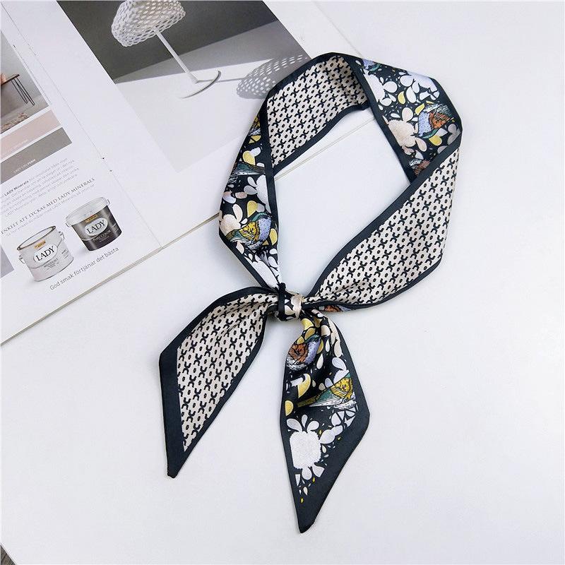 New Scarves Silk Scarves Women'S Spring And Autumn Season Long Decorative Professional Scarves Summer Thin Styles Paired With Shirts Stylish