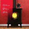 6 Blade Stove Top Fan Home Efficient Log Wood Burner Useful Heat Powered Fan