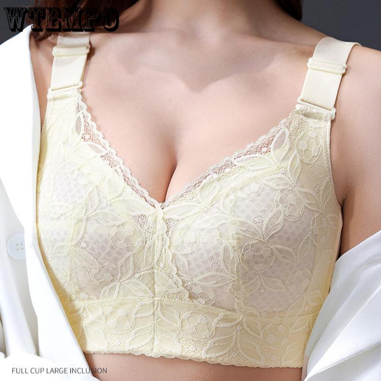 Тонкий бюстгальтер без косточек, бюстгальтер большого размера, женский регулируемый бюстгальтер, бюстгальтер полной чашки, собирающий бюстгальтер, бюстгальтер-аксессуар