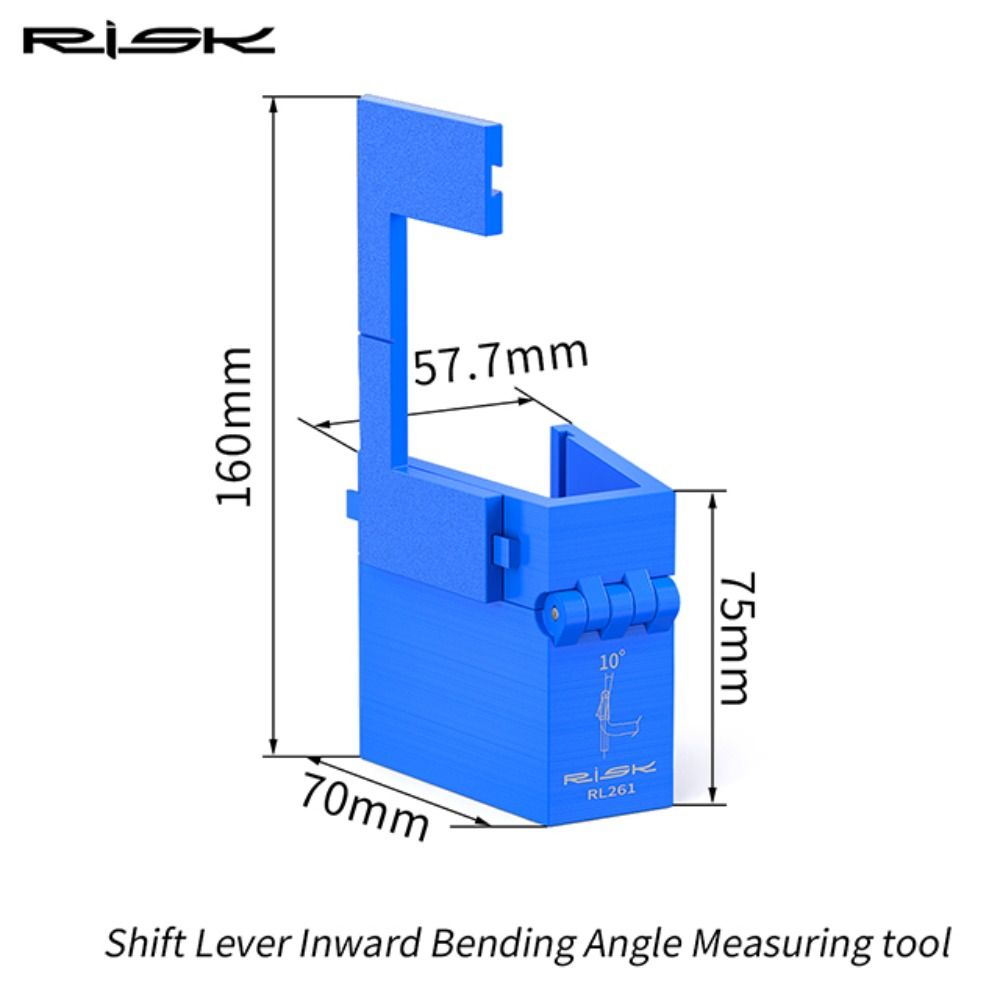 DIY Repairing Bike Shift Lever Protractor Universal Shift Lever Angle Tools Bicycle Maintenance
