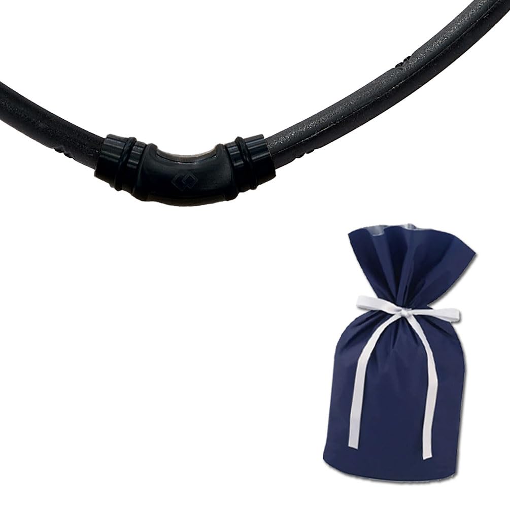 Подарочный набор Colantotte Magnetic Necklace Crest R EX Limited Edition с оригинальной подарочной упаковкой Colantotte (Премиальный черный, L)