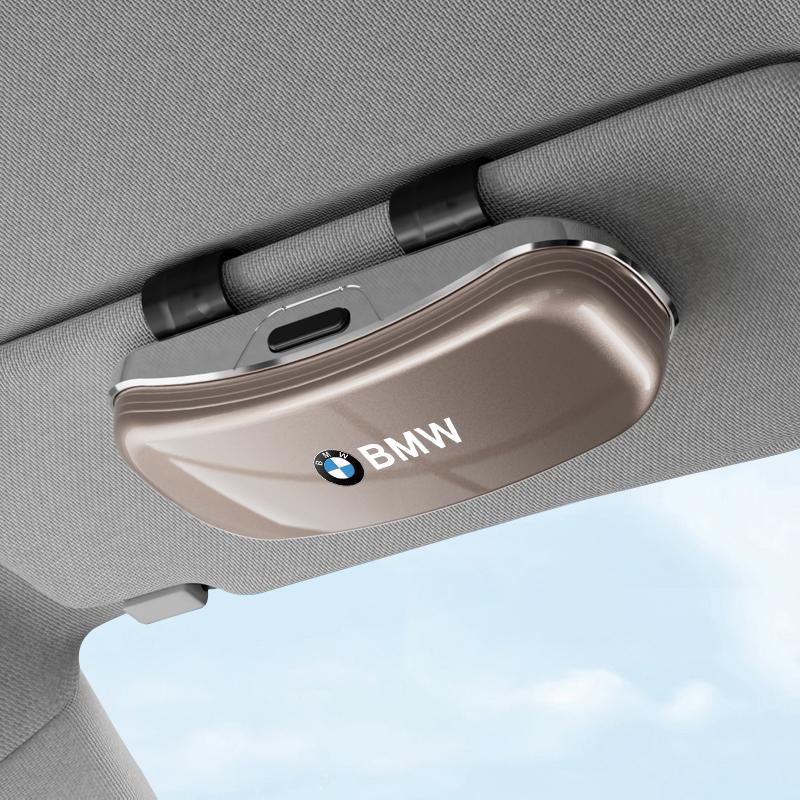 CXVA5 Car Stickers Car Sun Visor Sunglasses Case Glasses Holder For BMW Mini Cooper One JCW WORKS F54 F55 Car Accessories Glasses Box