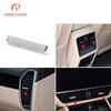 Для Porsche Cayenee 17-21 хромированная пластина для кондиционера, вентиляционный переключатель, розетка, зажим для карты, зажим, регулировка направления ветра