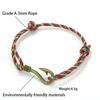 Noter 10 Colors Minimalist Elegance Fishhook Bracelet Men Selected A Grade 3mm Milan String Unfading No Deforming Leisure Joias