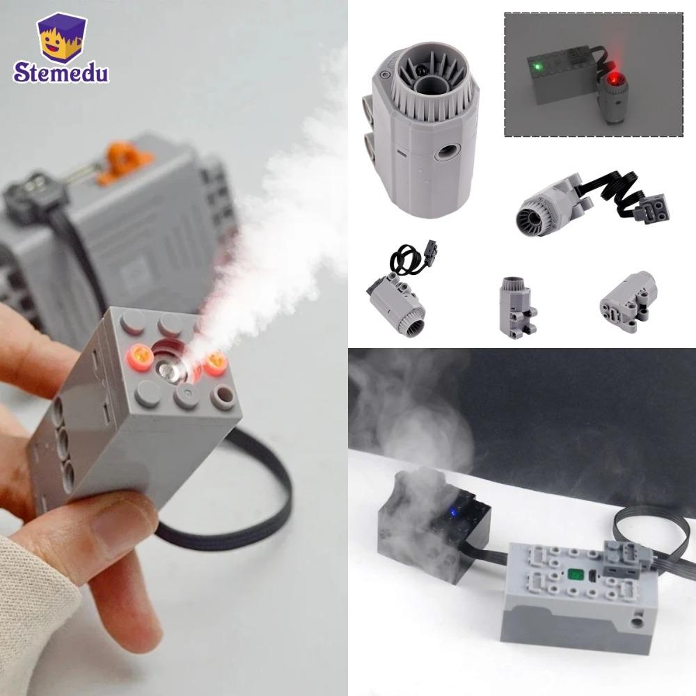 Конструктор DIY Технический Мотор Распылитель Электрический Выхлоп Модифицированный Мотор Для Высокотехнологичного Поезда Автомобиля Детали Совместимые с Legoed