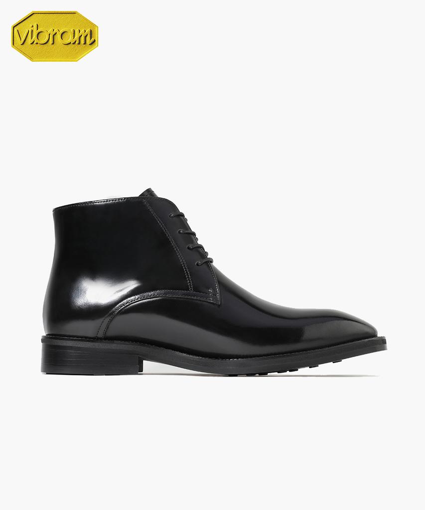 Firenze Atelier Semi-Square Standard Chukka Boots 7200 [Black Box]