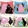 Модная наволочка B-B Barbapapa, удобная, двусторонняя, идеально подходит для автомобиля, дивана, спальни и других мест