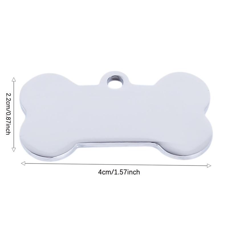 3/10 шт. жетон с идентификатором для кошки собаки, персонализированный из нержавеющей стали, подвеска-шарм для питомца, кулон с именем питомца, кость, ожерелье, ошейник, табличка для щенка