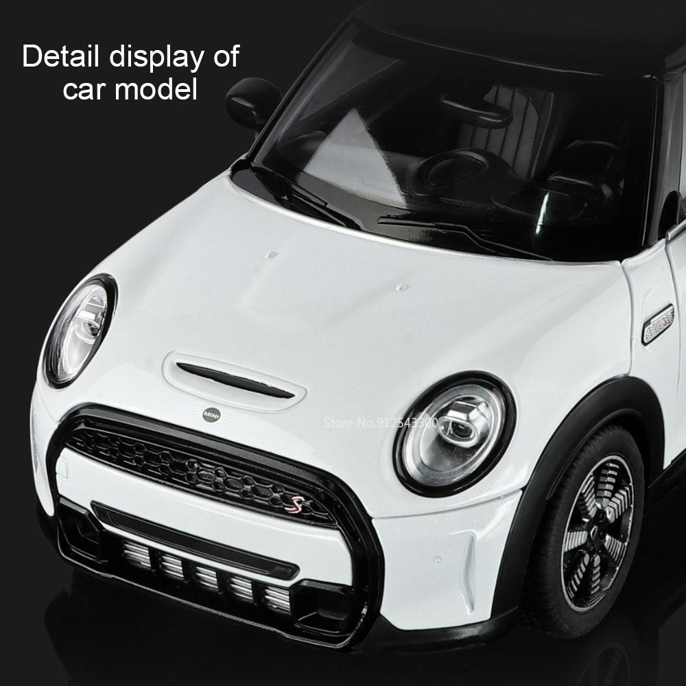 1:18 Больших Моделей Машин Mini Cooper S X5M Игрушка Скольжение Вперед Подвеска Модели Транспортных Средств Высокая Симуляция Игрушки Украшение Подарки