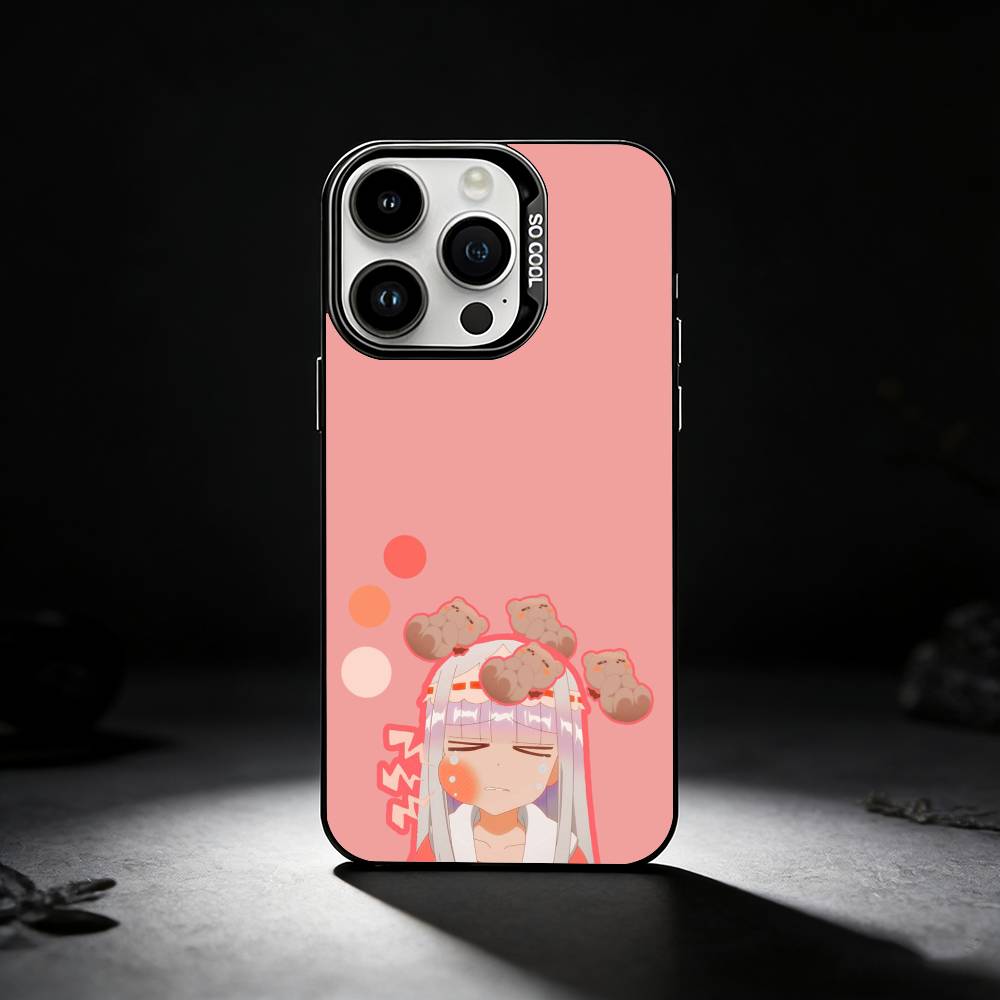 S-Сонный демон C-Замок Чехол для телефона Для iPhone 17,16,15,14,13,12,11 Plus,Pro Max,XS,Цветной серебристый чехол для телефона