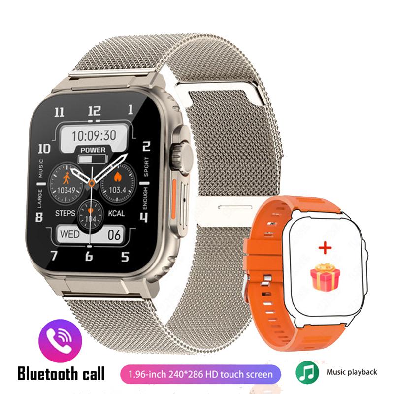 2023 Bluetooth Call Smart Watch Men 1.96inch 600Mah Large Battery 100+ Sports Fitness Tracker Waterproof Women Smartwatch Man