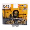 DIECAST MASTERS Caterpillar CAT 272D2 Skid Steer Loader CAT 297D2 Compact Track Loader Set of 2 Completed Product DM84647CS 1/64 &